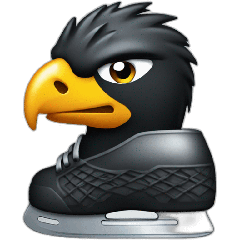 puck eagle ice hockey emoji