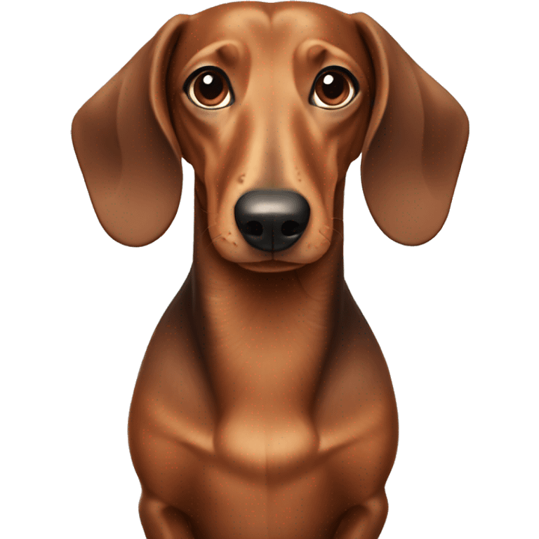 Long dachshund emoji