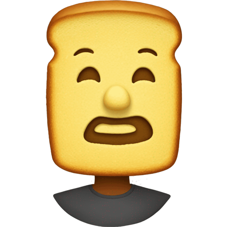 cornbread with a face emoji