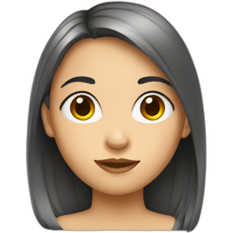 girl head emoji