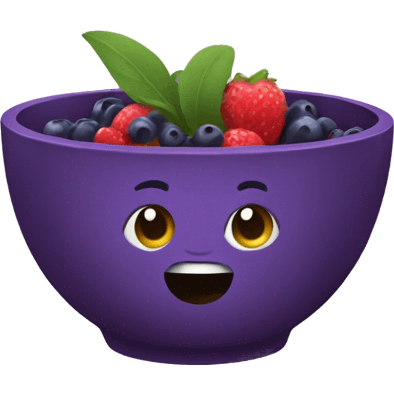 açaí bowl emoji