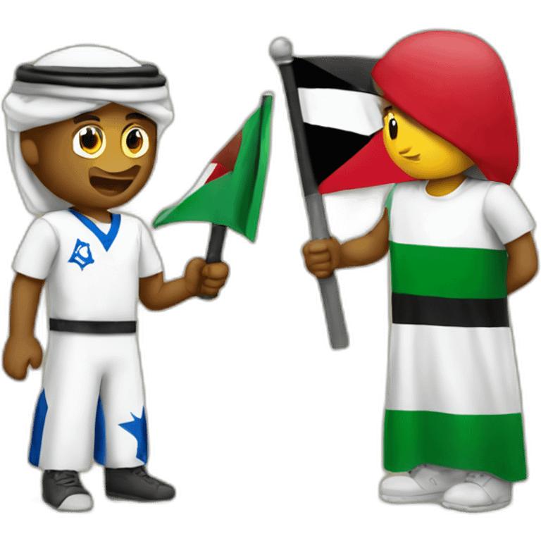 Palestine vs Israel emoji