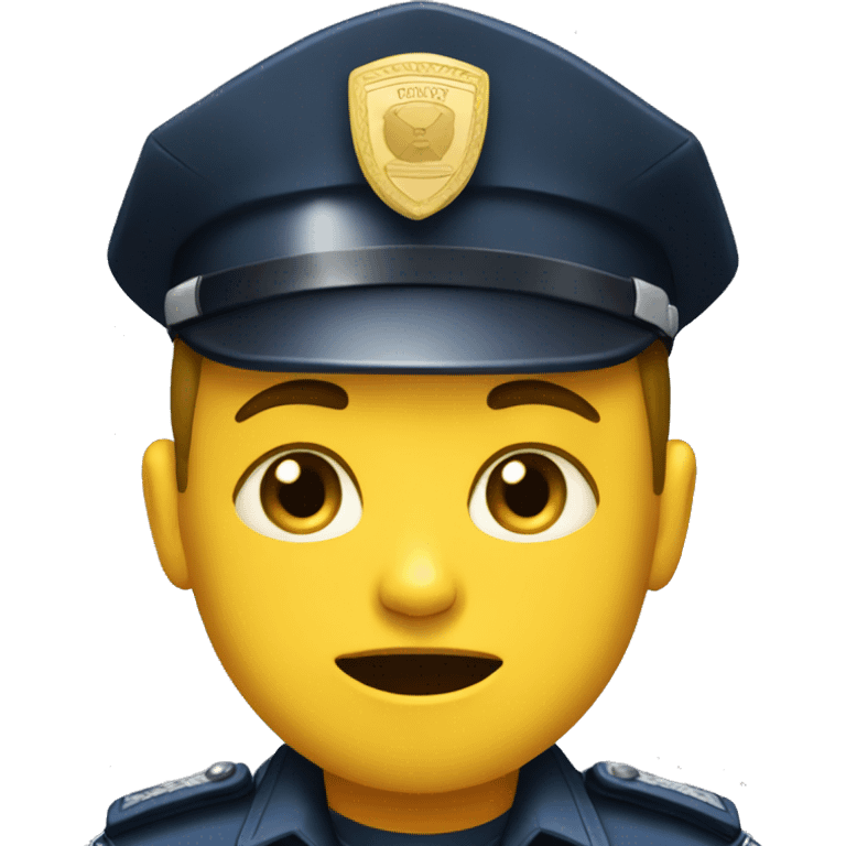 crying police officer emoji