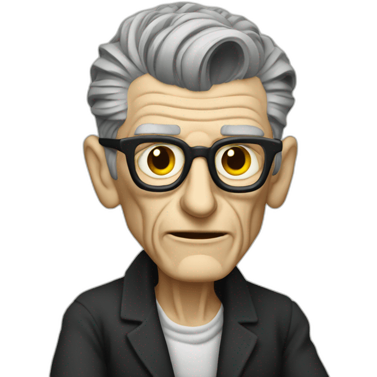 samuel beckett reading emoji