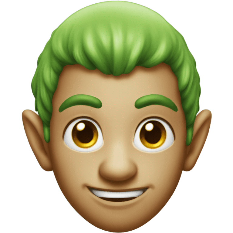 Freaky elf emoji