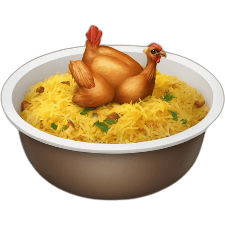 chicken biryani emoji