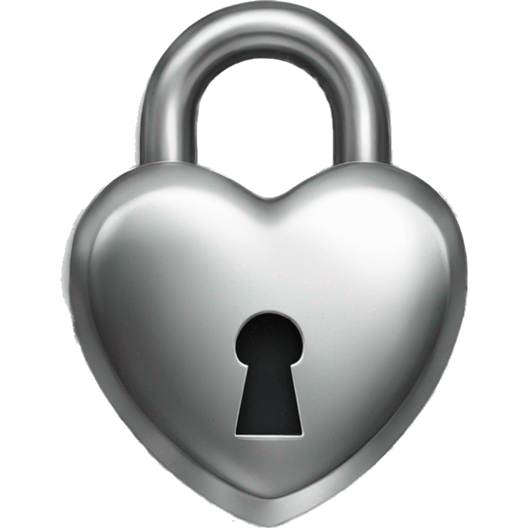 Locked Stainless SteelHeart emoji