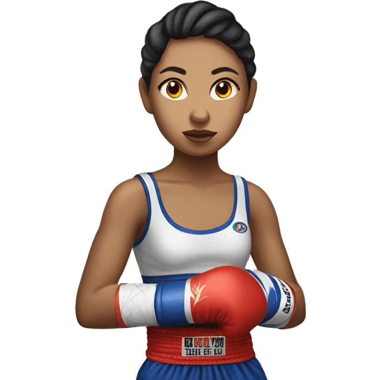 Muay Thai girl  emoji