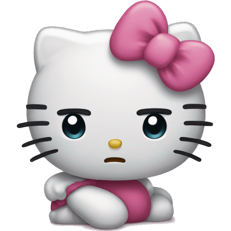 Hello kitty sad emoji