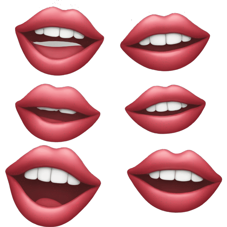 Lip emoji