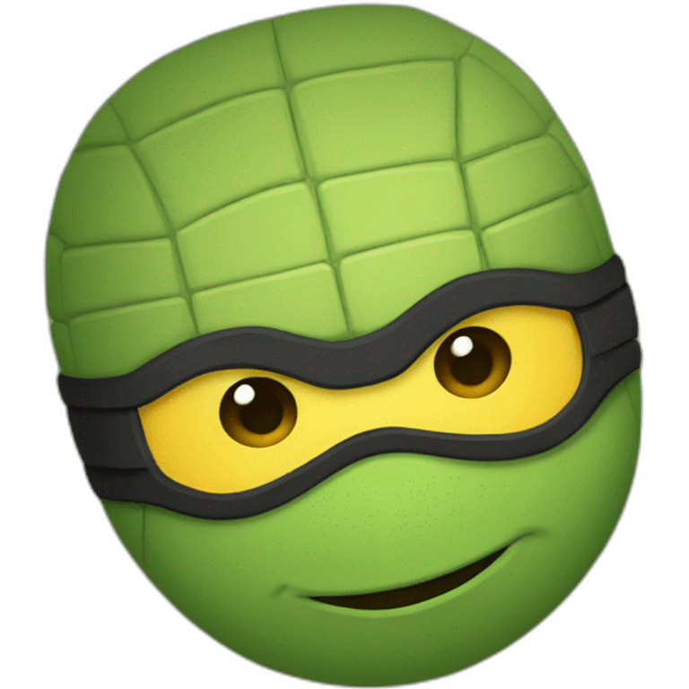 Yellow Masked Ninja Turtle emoji