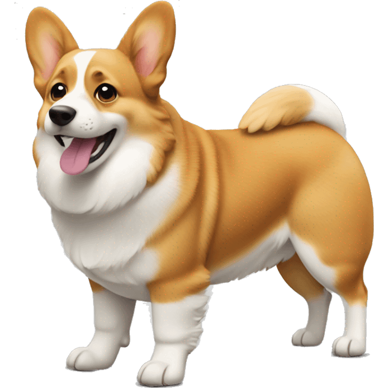 Corgi shaking its buttocks  emoji