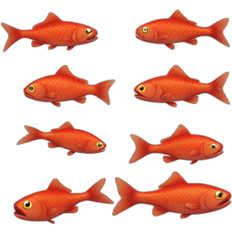 Red fish emoji