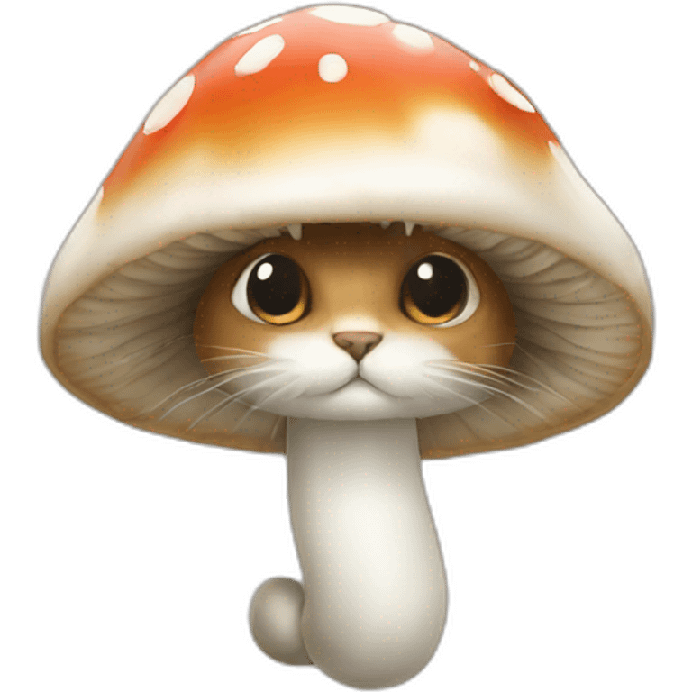 cat mushroom emoji