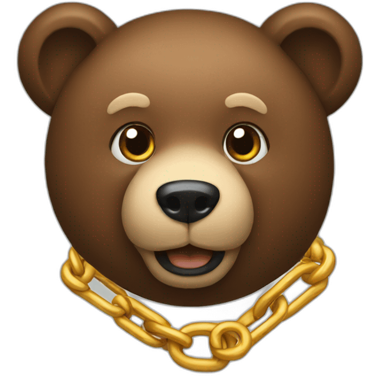 bear chain emoji