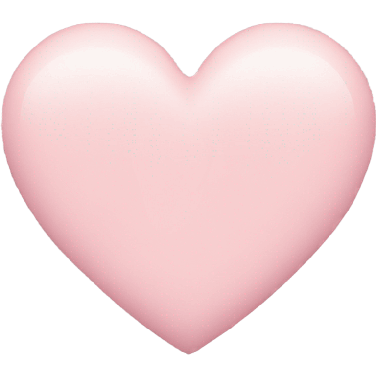 pastel pink color heart  emoji