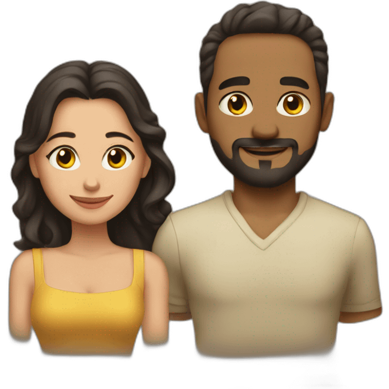 Andrés & Isabel love emoji