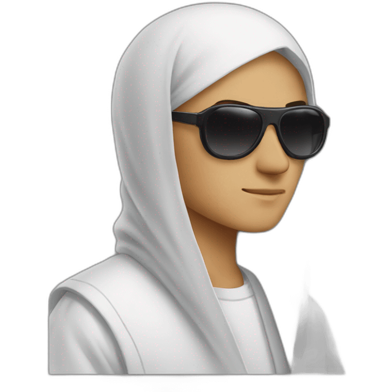 Onepiece muslim sunglasses emoji