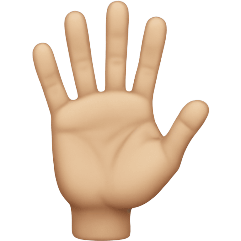 4 fingers emoji