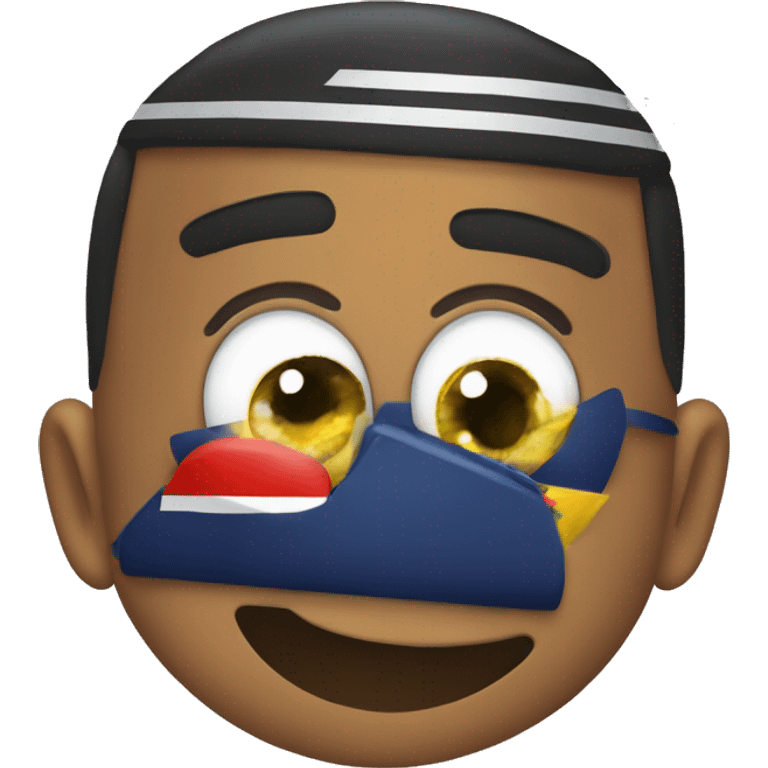 Samuel Eto'o sur un avion  emoji