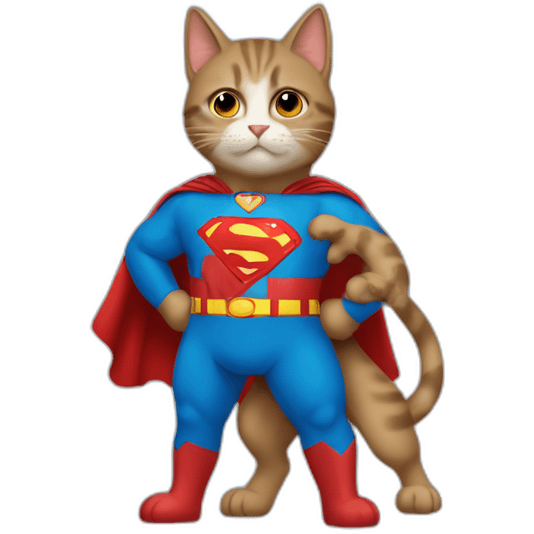 gato y superman emoji