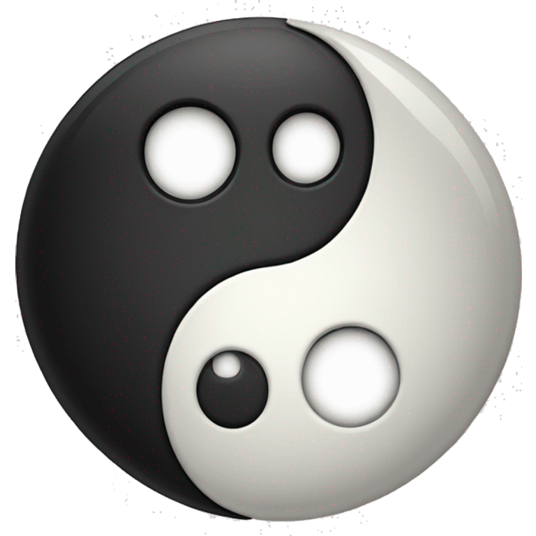 Yin yang emoji