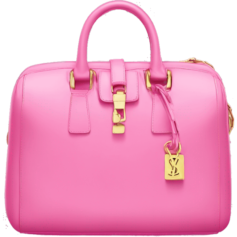 Pink YSL bag emoji