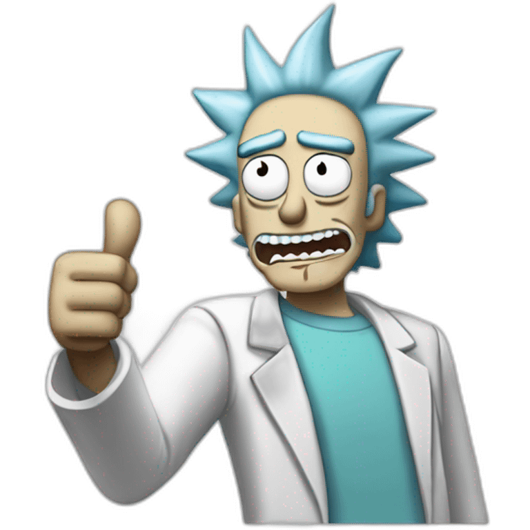 rick sanchez thumbs up emoji