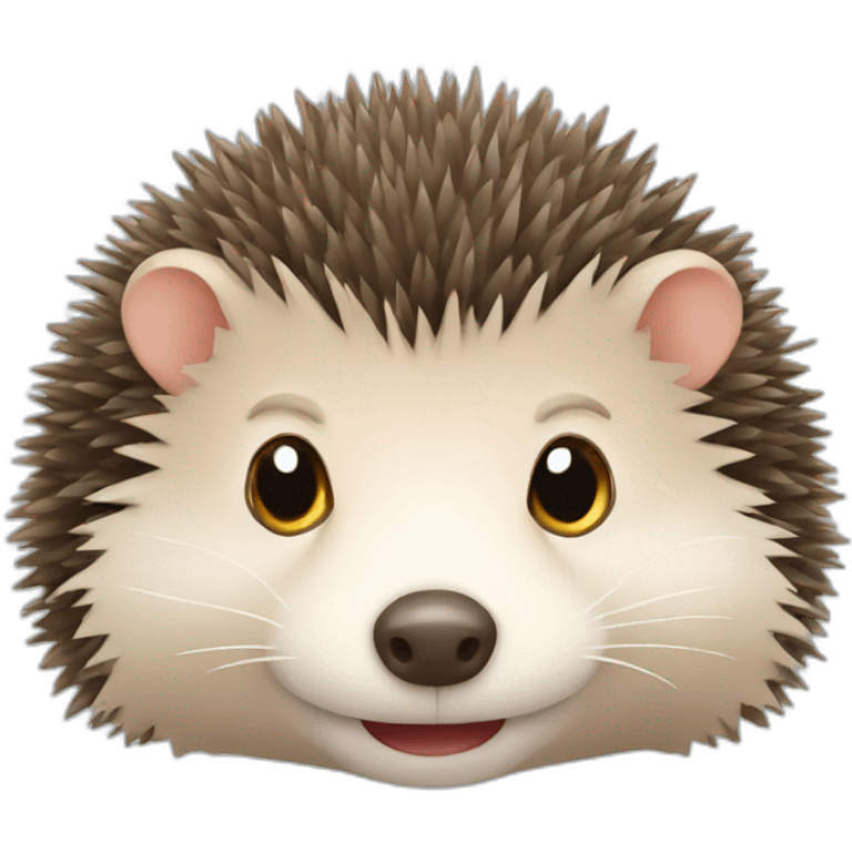 cute hedgehog emoji