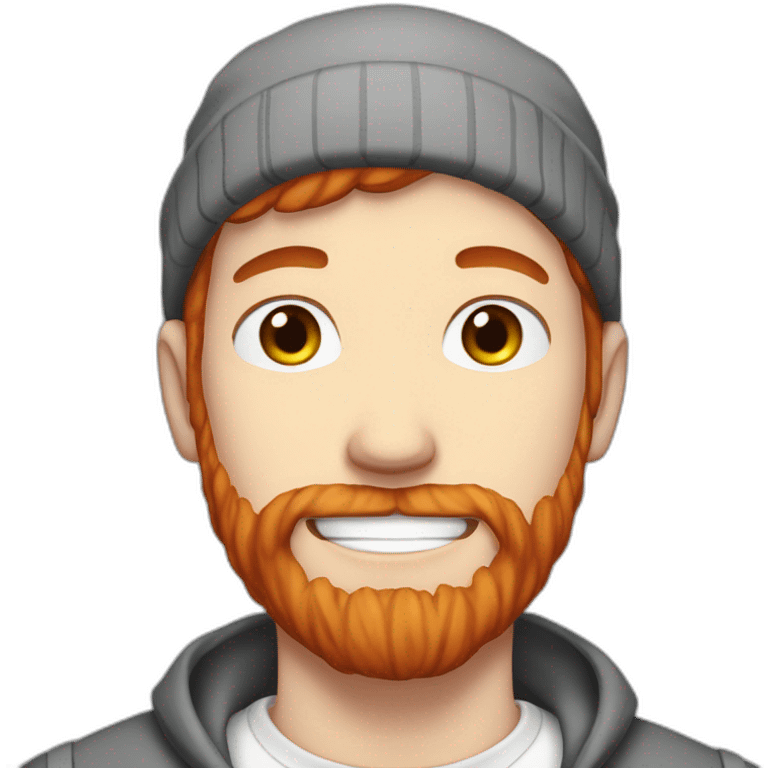 red-bearded-anime-adult-guy-white-teeth-wearing-grey-beanie-white-shirt emoji