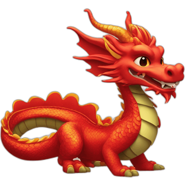  Put a dragon but it’s a Chinese new year emoji