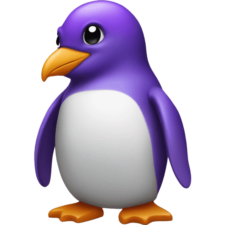 purple penguin emoji