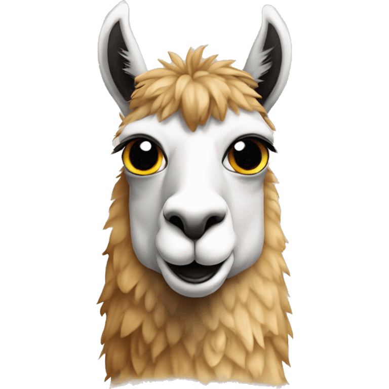 llama con un ojo en el medio  emoji