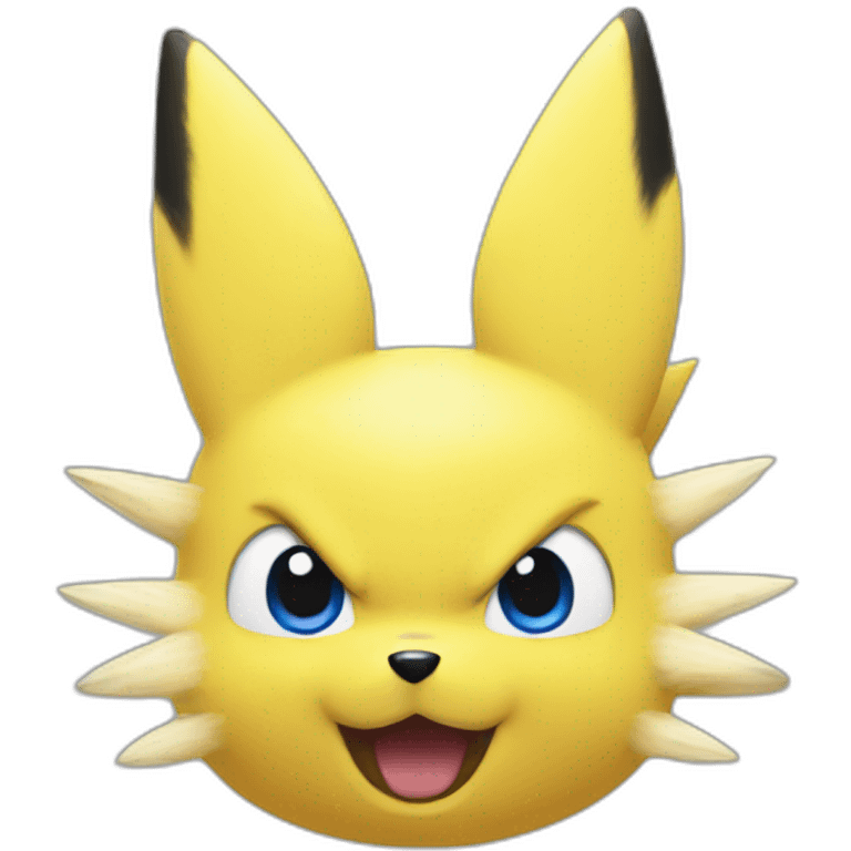 Sonic pikachu hybrid emoji