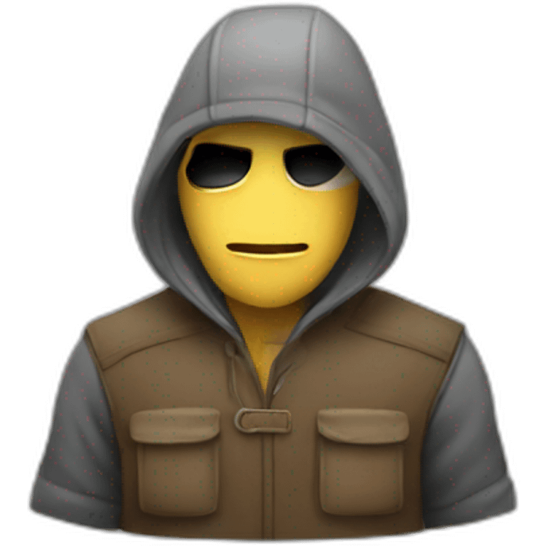 A thief emoji