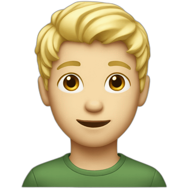 Blond boy emoji