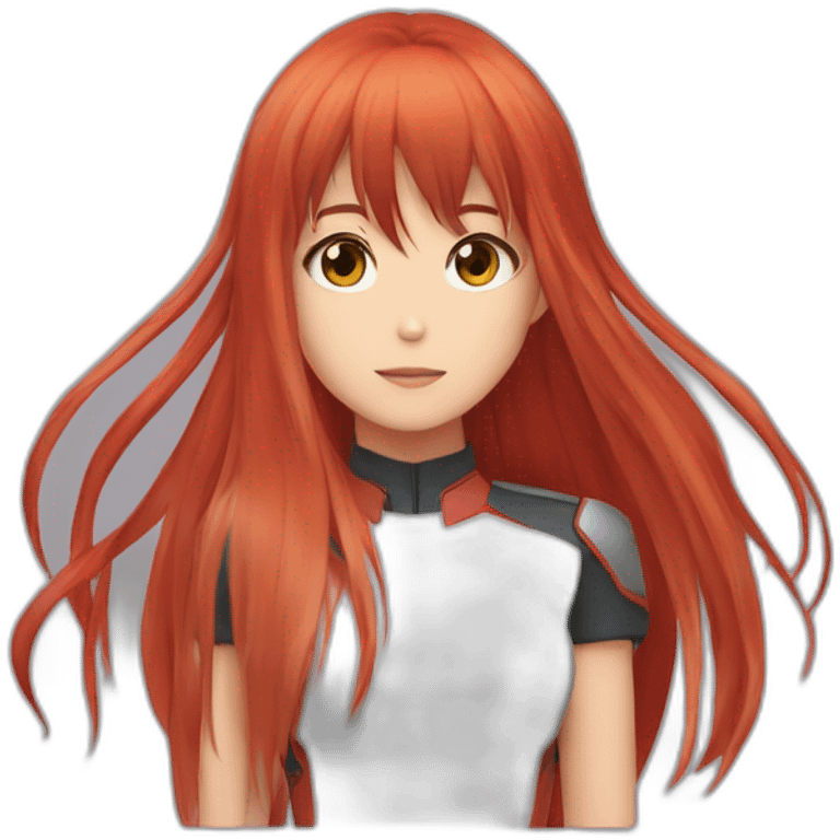 Asuka Langley Among Us emoji