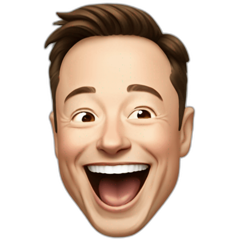 elon musk laughing emoji