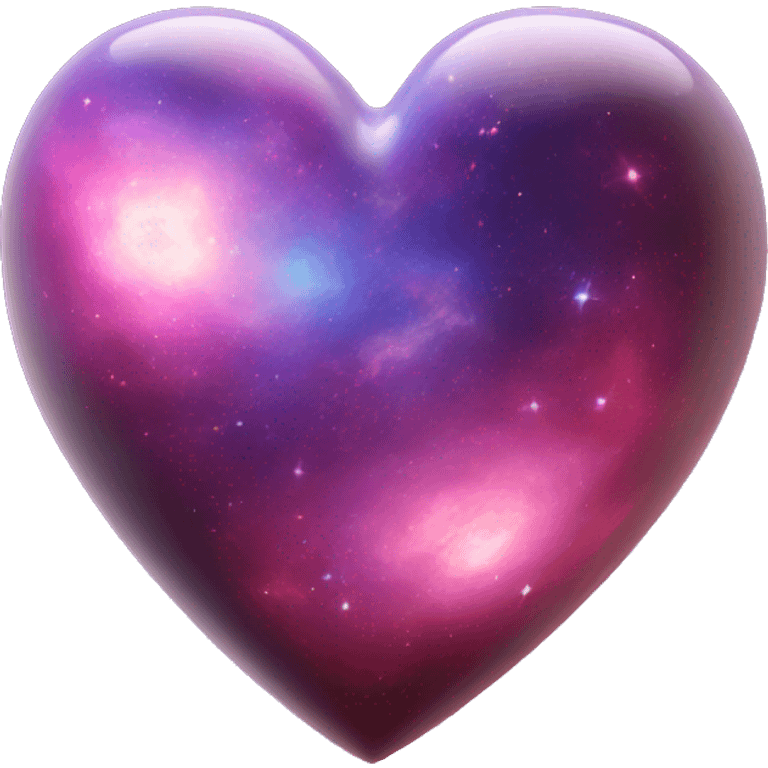 3d heart galaxy emoji