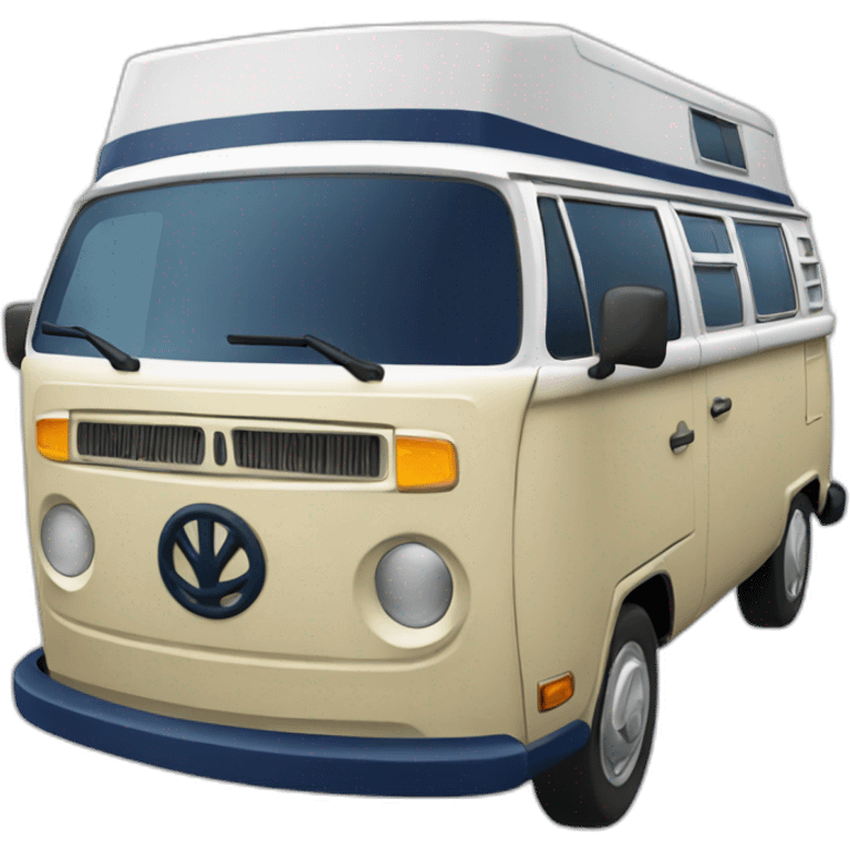 navy westfalia campervan emoji