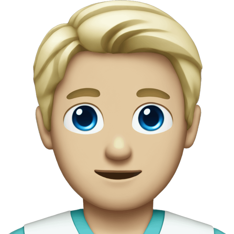 blonde male surgeon with blue eyes  emoji