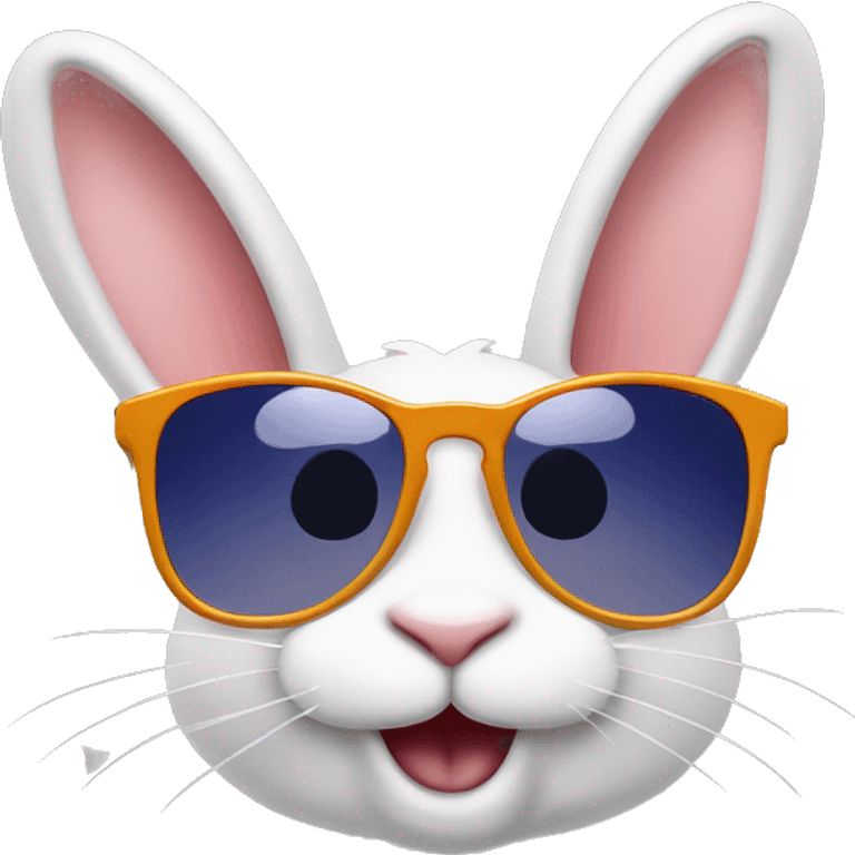 happy rabbit sunglasses emoji