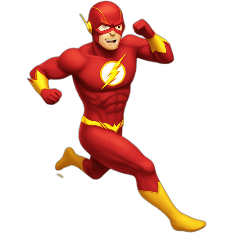 FLASH corriendo emoji