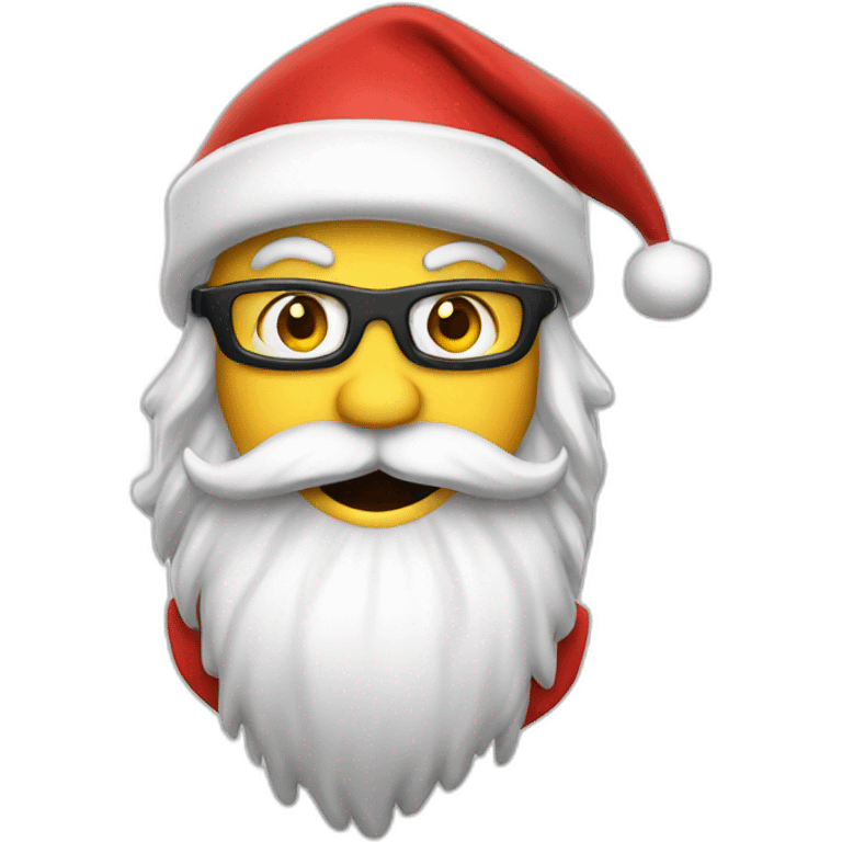 Santa going rogue emoji