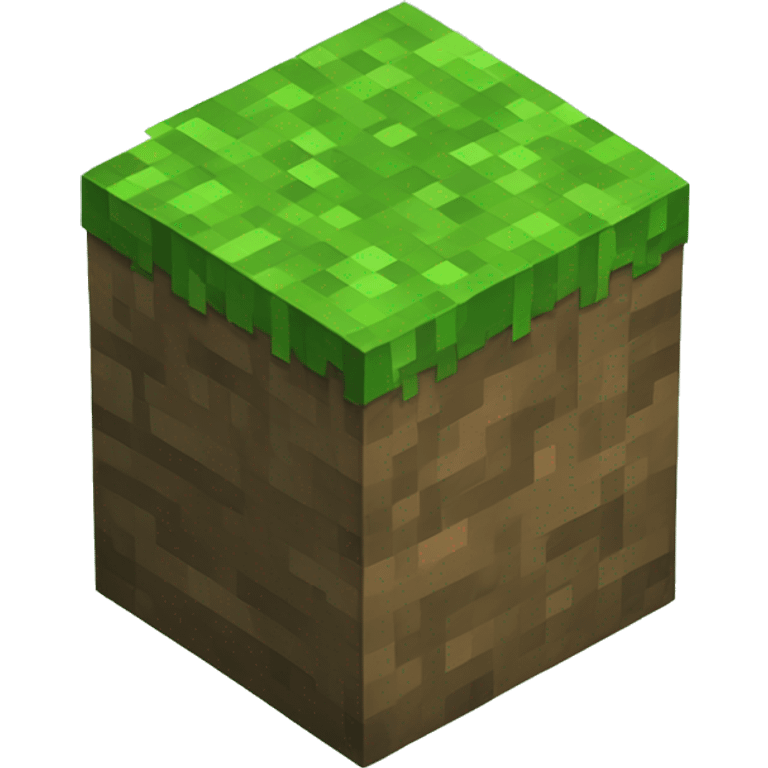 Minecraft grass block emoji