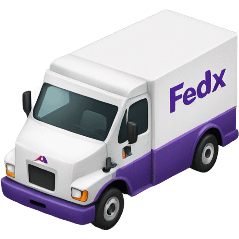 FedEx delivery truck  emoji