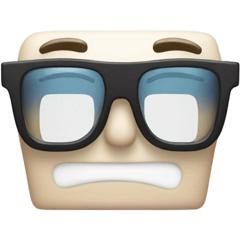 3d glasses emoji