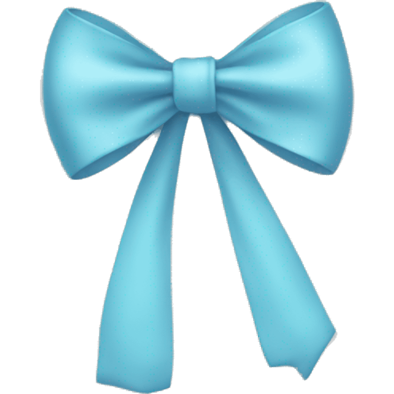 light blue bow emoji