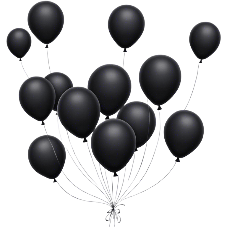 Black Ballons emoji