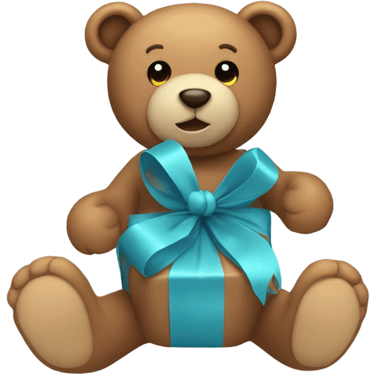 Teddy bear pass the parcel  emoji